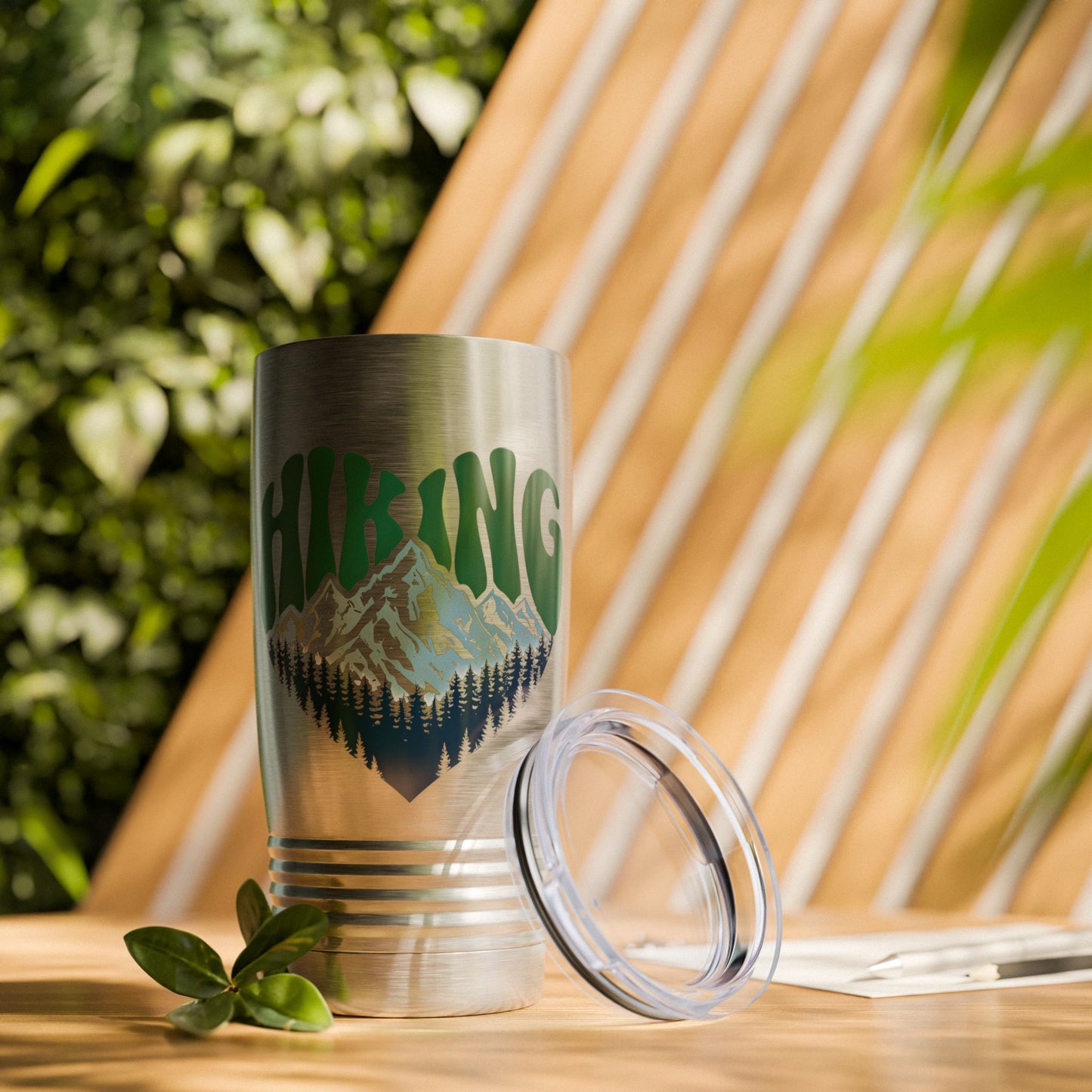 Hiking Tumbler, Adventure Mug, 20oz Outdoor Drinkware, Travel Cup for Campers, Gift for Nature Lovers, Mountains Design