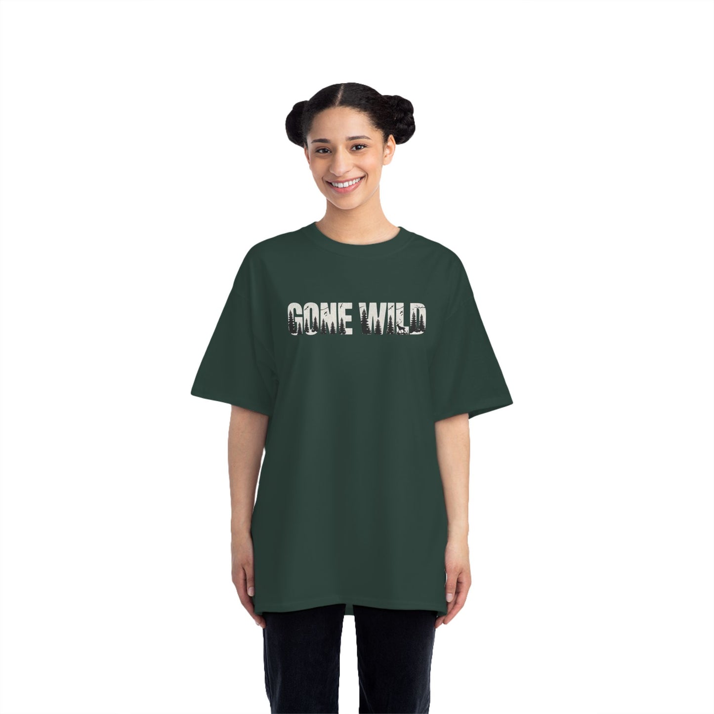 Gone Wild - Short-Sleeve Adult T-Shirt - Fun Graphic Tee for Outdoor Adventures & Nature lovers
