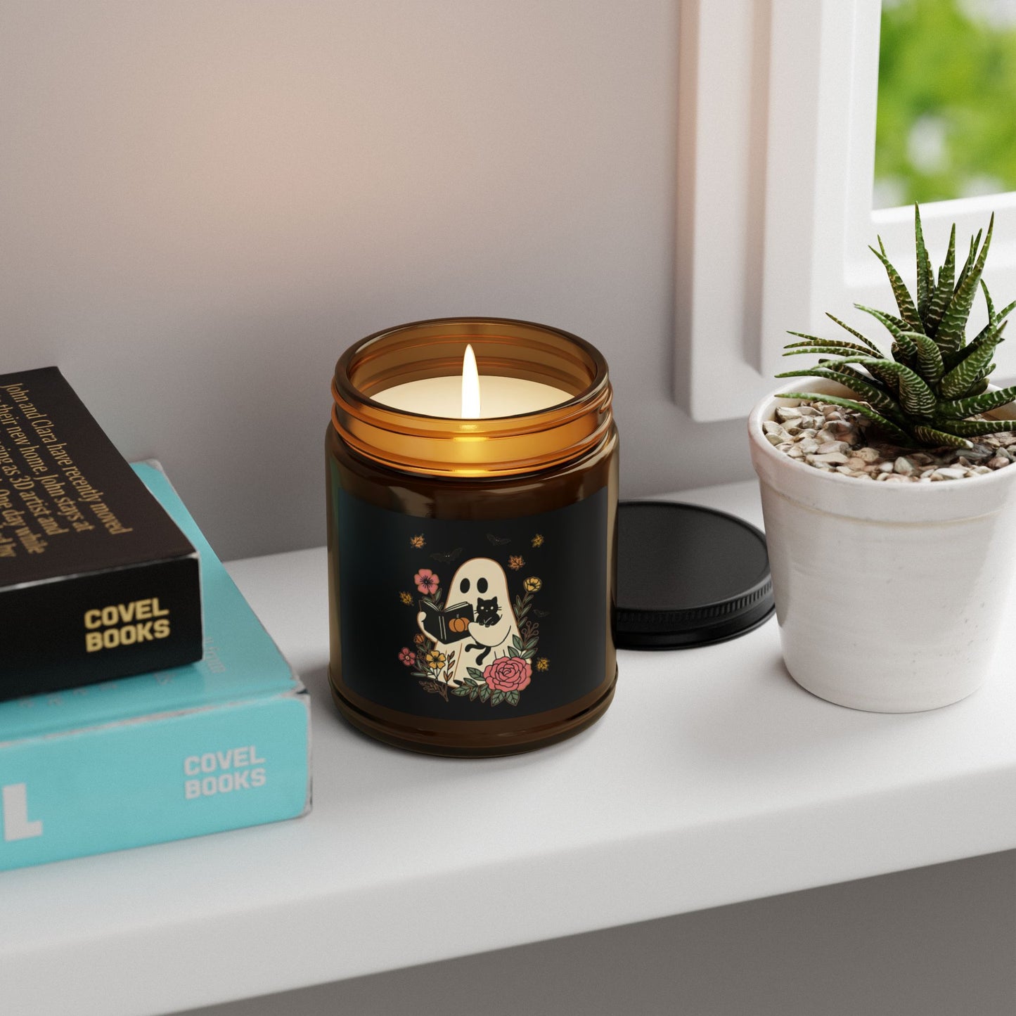 Scented Soy Candle, Fall Decor, Cozy Gift, Home Fragrance, Seasonal Halloween Candle