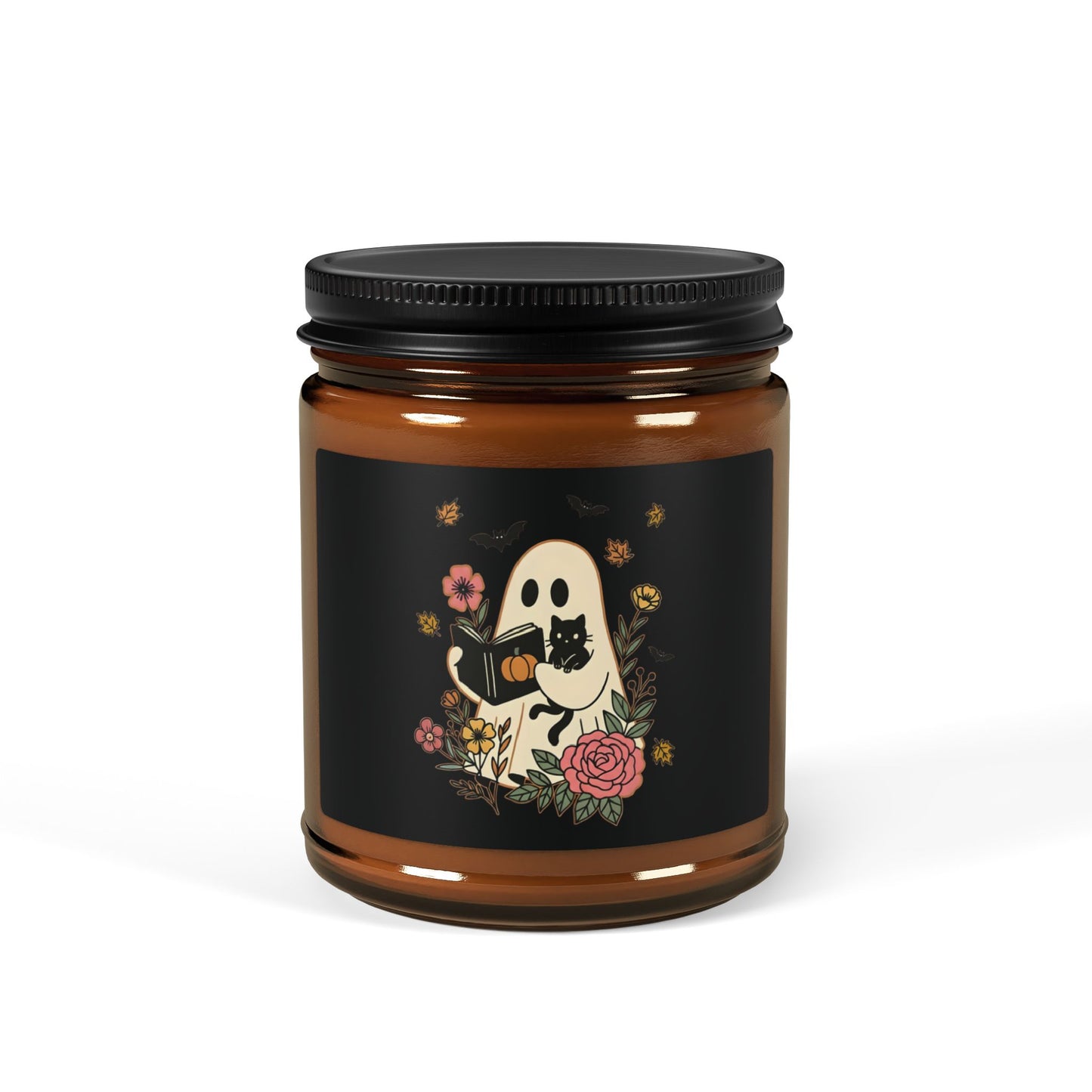 Scented Soy Candle, Fall Decor, Cozy Gift, Home Fragrance, Seasonal Halloween Candle