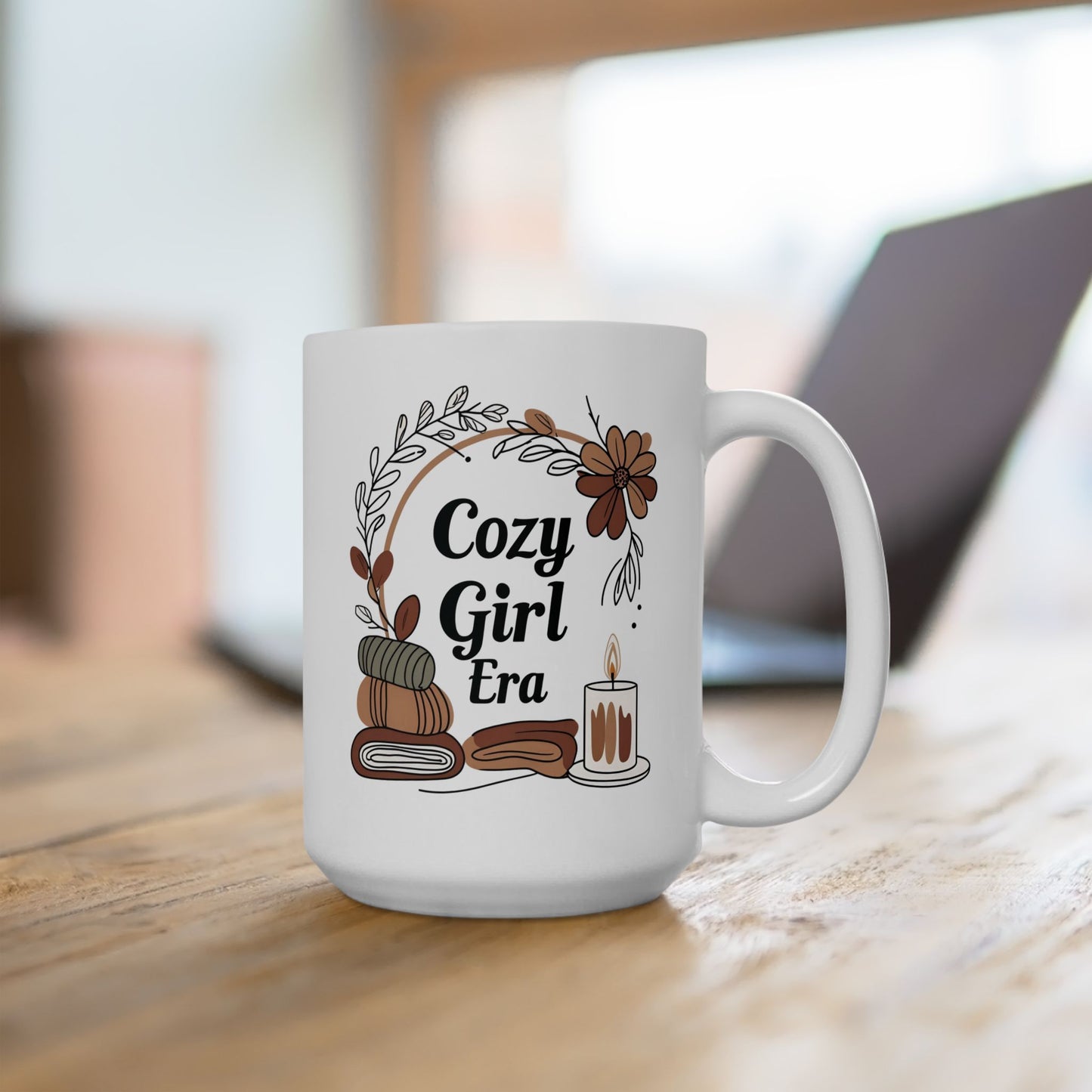 Cozy Girl Era Coffee Mug Ideal for Fall Gift and Home Decor for Housewarming as Birthday gift and Relaxation