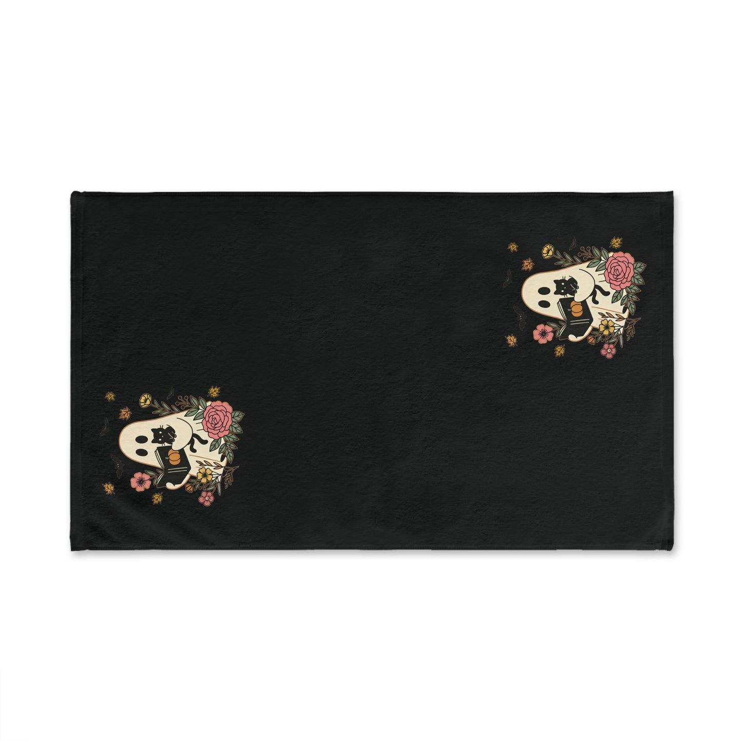 Halloween Ghost Hand Towel | Cute Kitchen Decor | Spooky Home Accents | Gift for Halloween Lovers | Seasonal Bathroom Towels