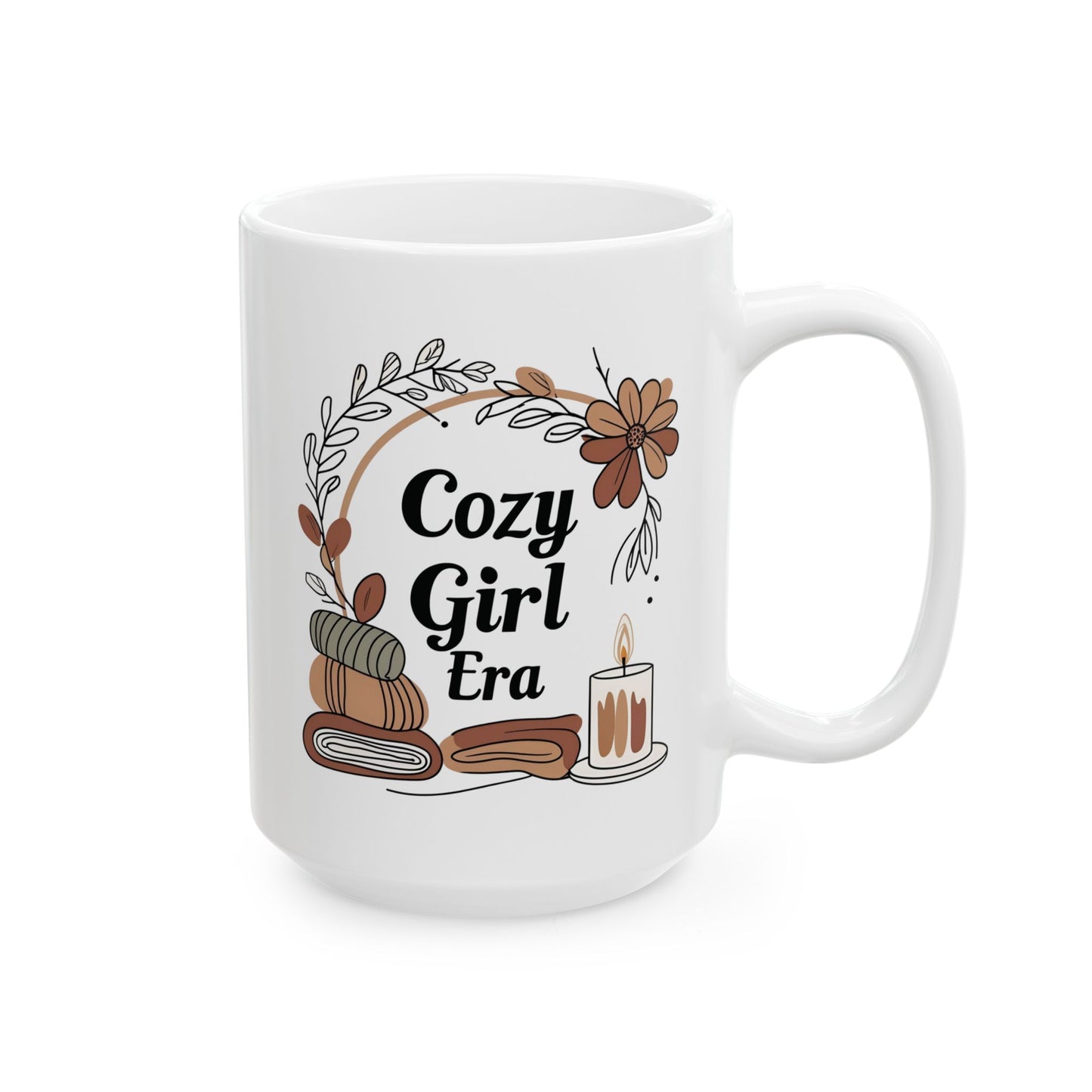 Cozy Girl Era Coffee Mug Ideal for Fall Gift and Home Decor for Housewarming as Birthday gift and Relaxation