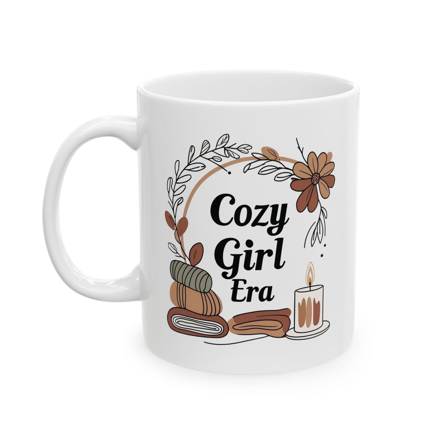 Cozy Girl Era Coffee Mug Ideal for Fall Gift and Home Decor for Housewarming as Birthday gift and Relaxation
