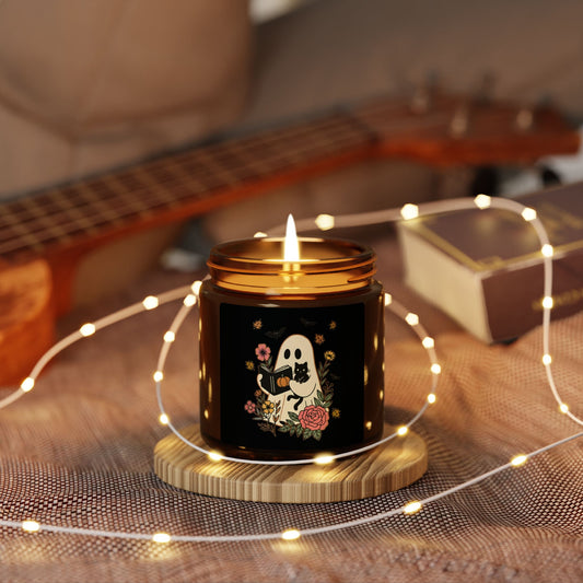 Scented Soy Candle, Fall Decor, Cozy Gift, Home Fragrance, Seasonal Halloween Candle