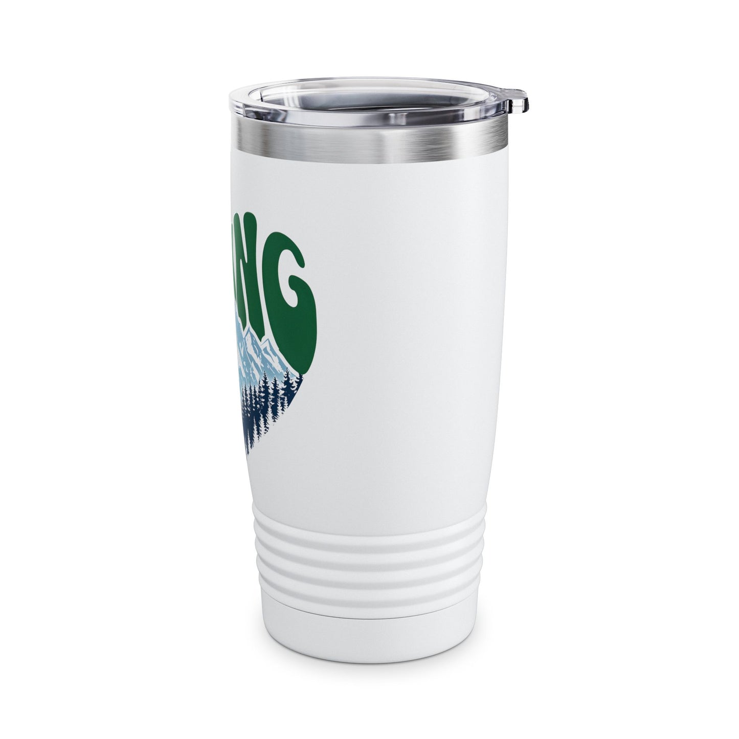 Hiking Tumbler, Adventure Mug, 20oz Outdoor Drinkware, Travel Cup for Campers, Gift for Nature Lovers, Mountains Design