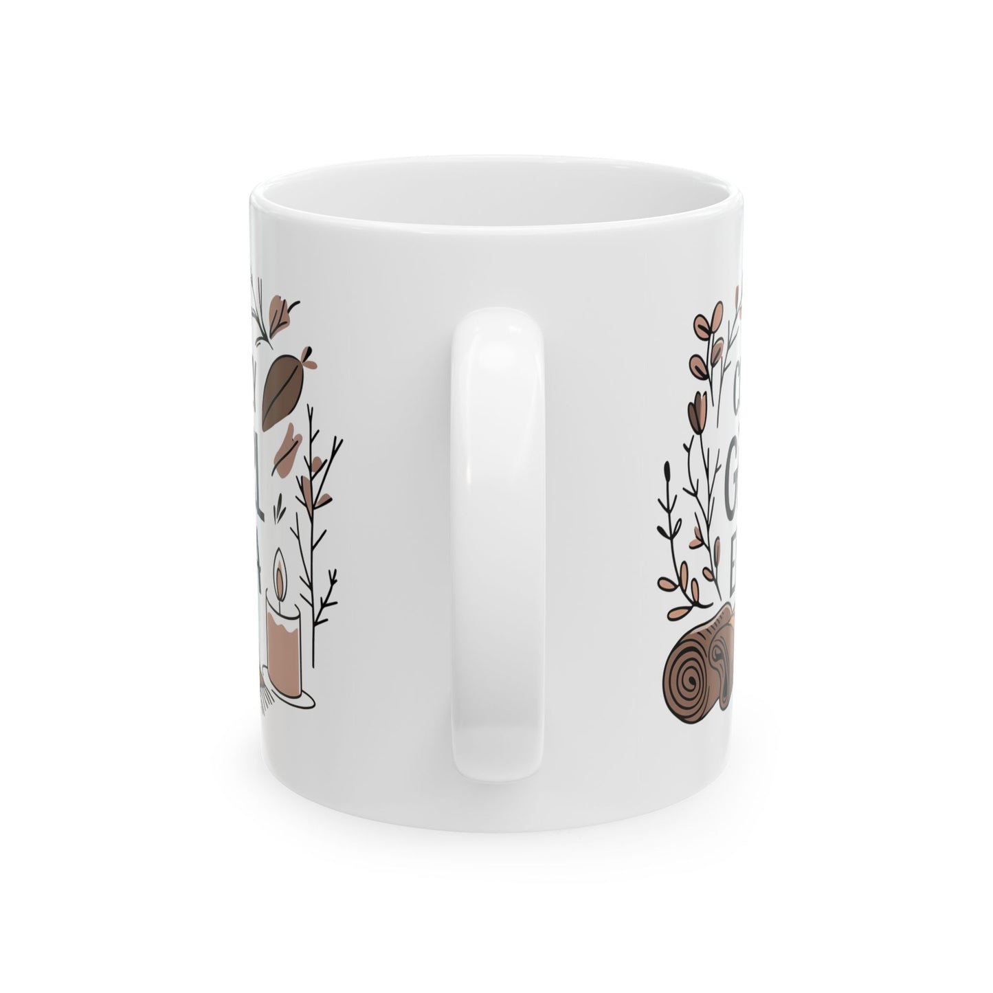 Cozy Girl Era Mug, 15oz Fall Coffee Cup, Aesthetic Autumn Ceramic Mug for Pumpkin Spice, Tea Cozy Vibes Gift, Gift For Her, Coffee Mug Era