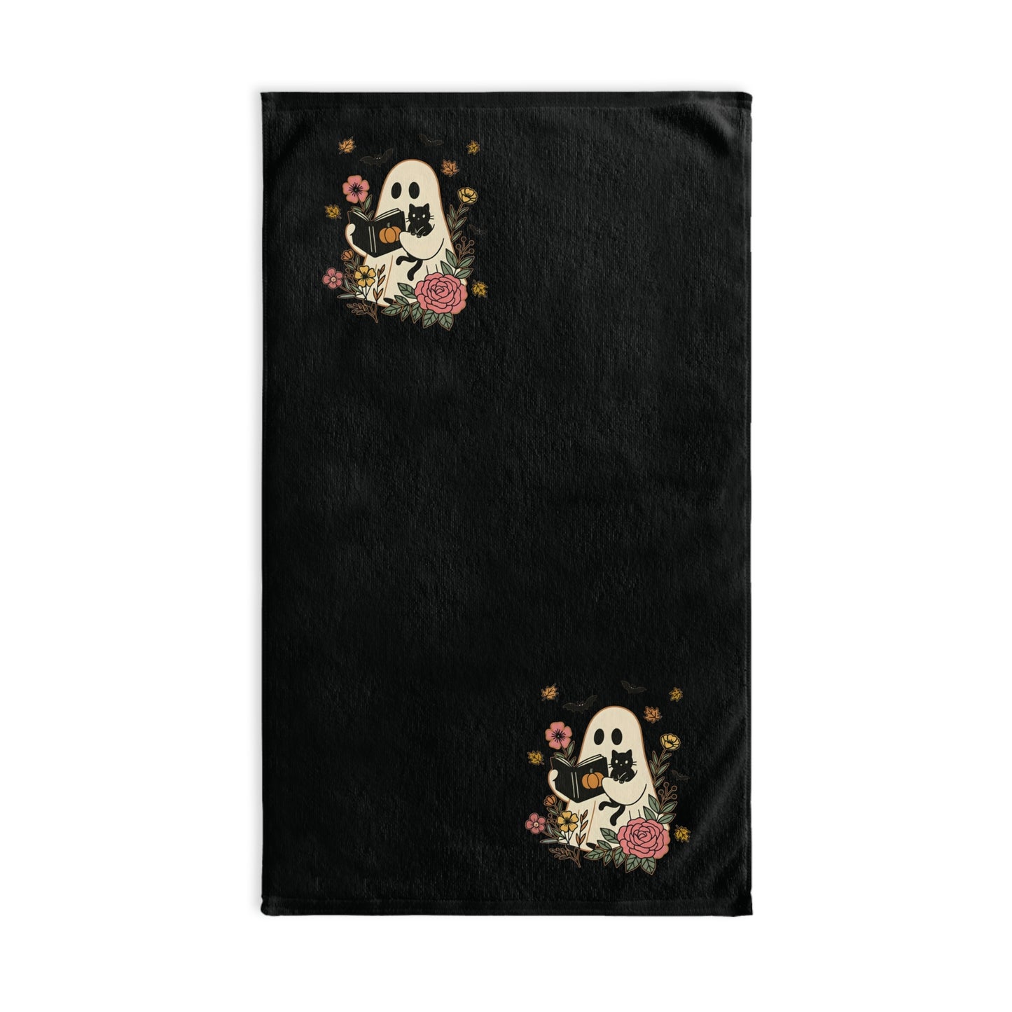 Halloween Ghost Hand Towel | Cute Kitchen Decor | Spooky Home Accents | Gift for Halloween Lovers | Seasonal Bathroom Towels