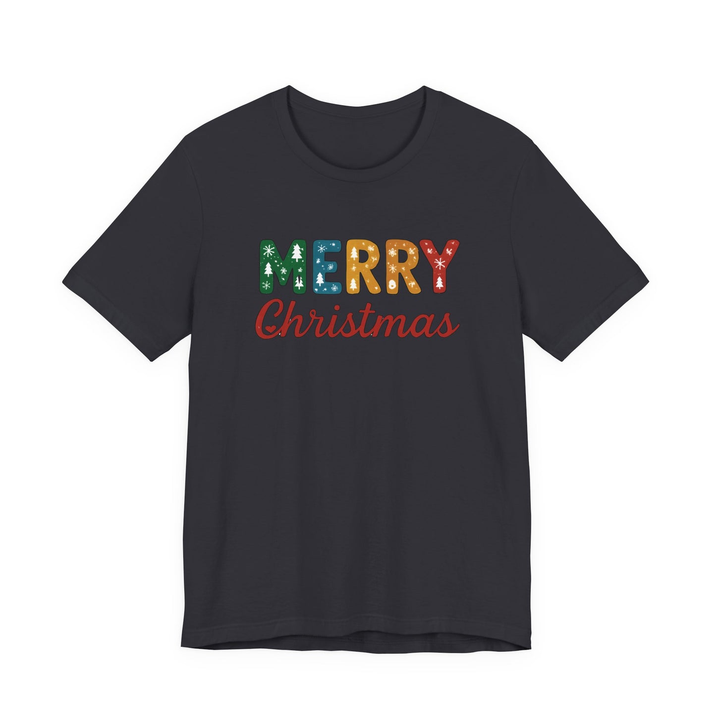 Merry Christmas Adult Tee – Unisex Holiday Shirt - Cozy Christmas Gift under $40