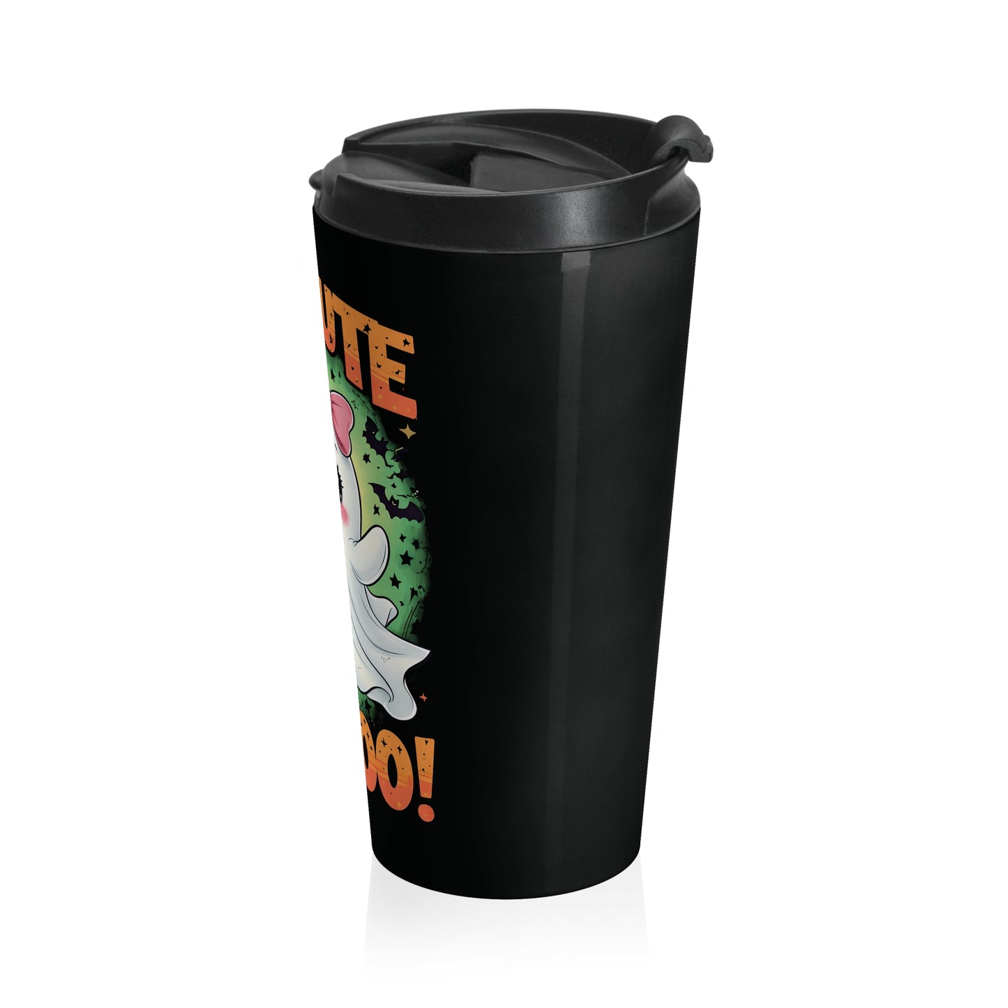 Too Cute to Boo! Halloween Travel Tumbler 15oz | Adorable Fall Gift for Coffee Lovers