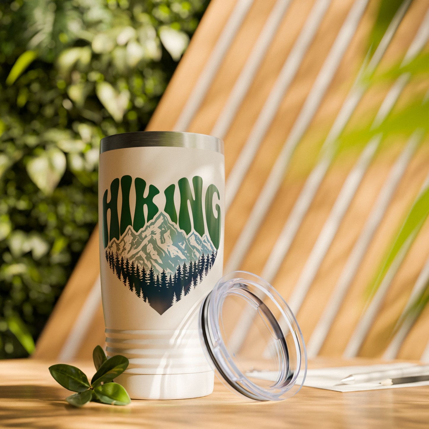 Hiking Tumbler, Adventure Mug, 20oz Outdoor Drinkware, Travel Cup for Campers, Gift for Nature Lovers, Mountains Design