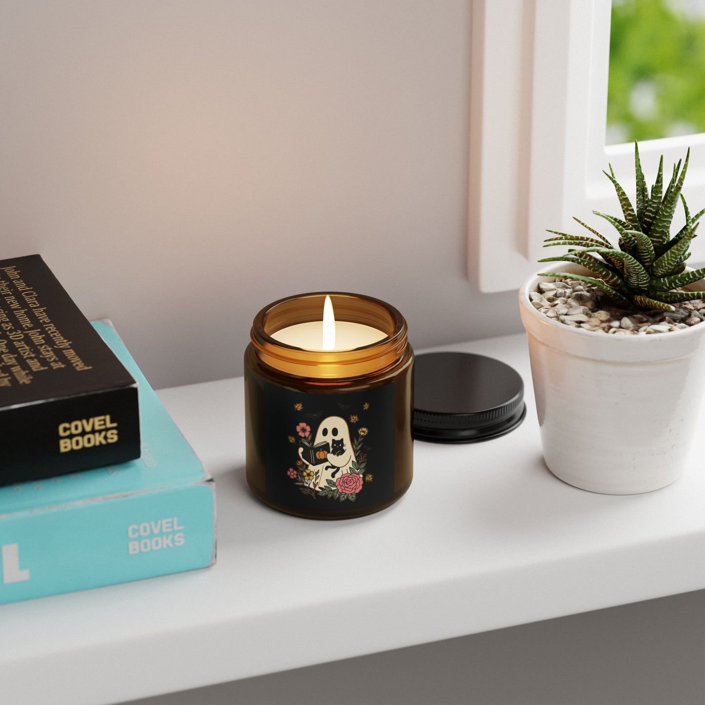 Scented Soy Candle, Fall Decor, Cozy Gift, Home Fragrance, Seasonal Halloween Candle