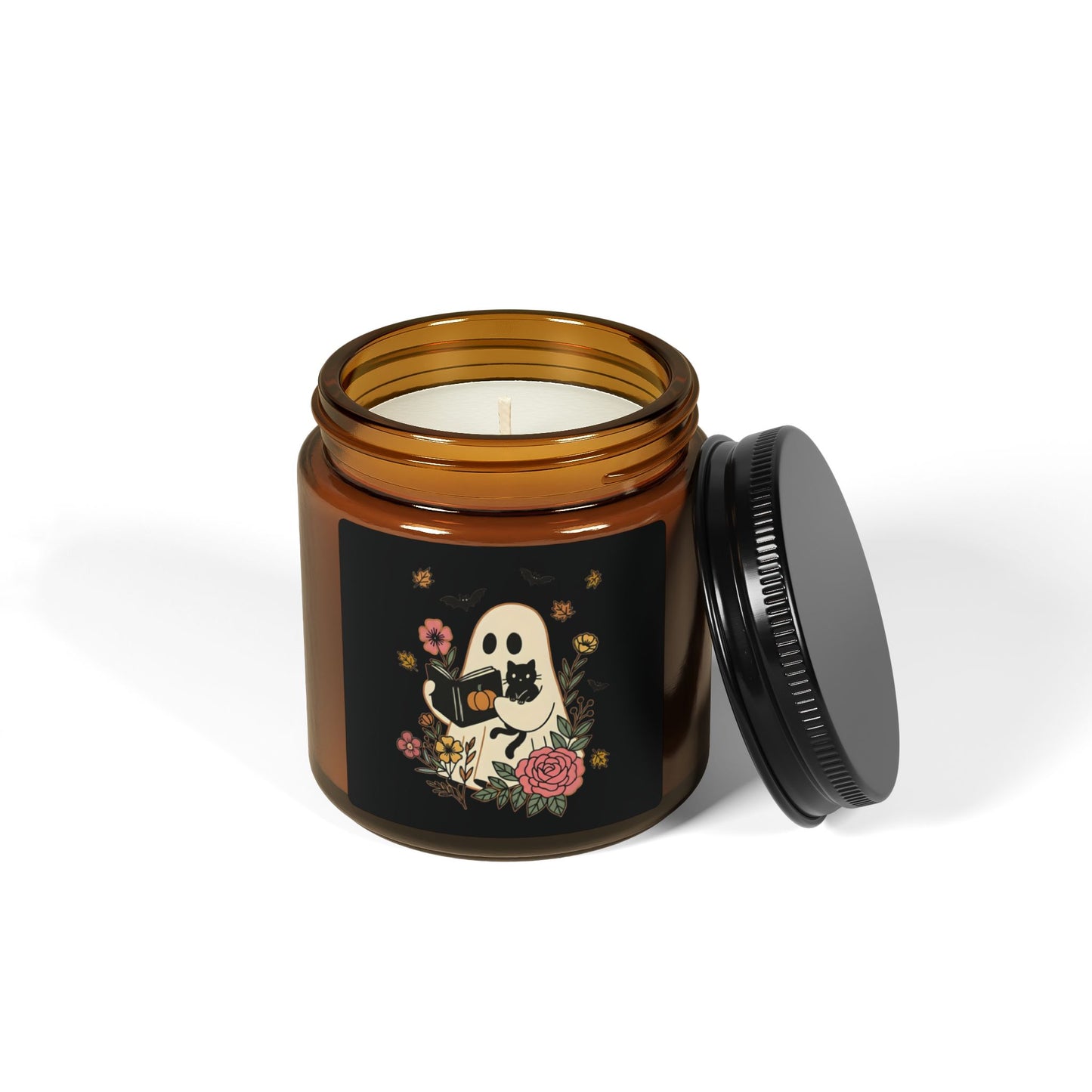 Scented Soy Candle, Fall Decor, Cozy Gift, Home Fragrance, Seasonal Halloween Candle