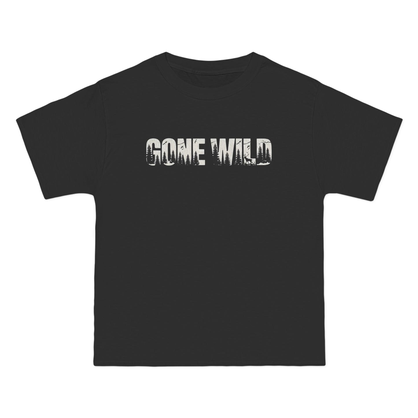 Gone Wild - Short-Sleeve Adult T-Shirt - Fun Graphic Tee for Outdoor Adventures & Nature lovers