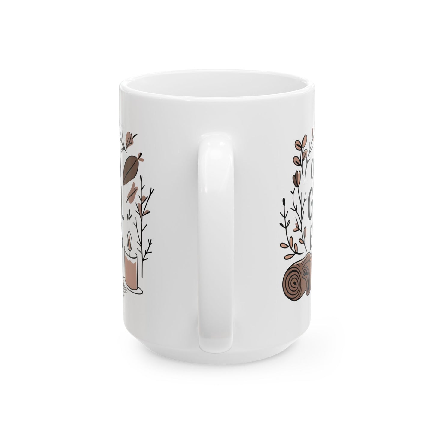 Cozy Girl Era Mug, 15oz Fall Coffee Cup, Aesthetic Autumn Ceramic Mug for Pumpkin Spice, Tea Cozy Vibes Gift, Gift For Her, Coffee Mug Era
