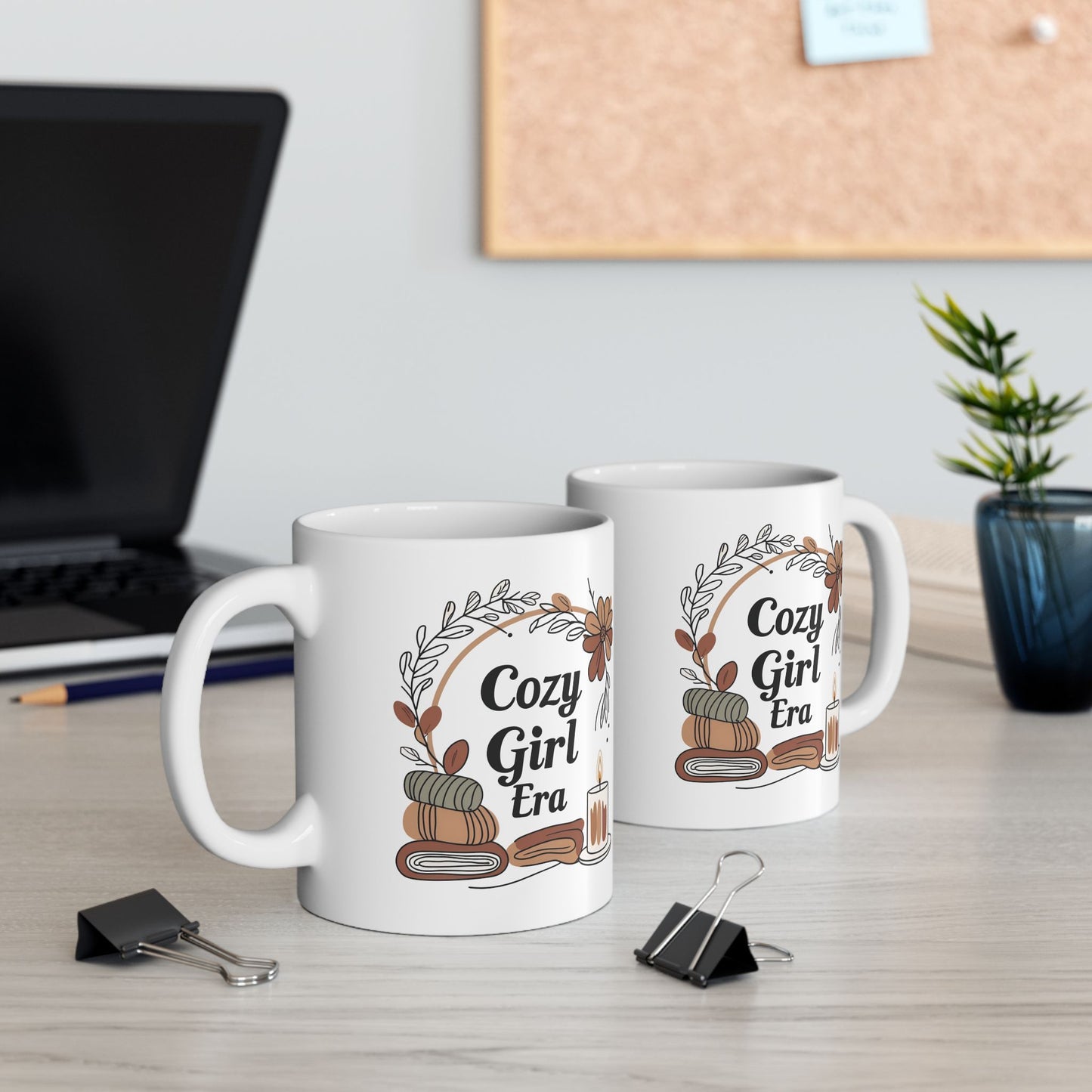 Cozy Girl Era Coffee Mug Ideal for Fall Gift and Home Decor for Housewarming as Birthday gift and Relaxation