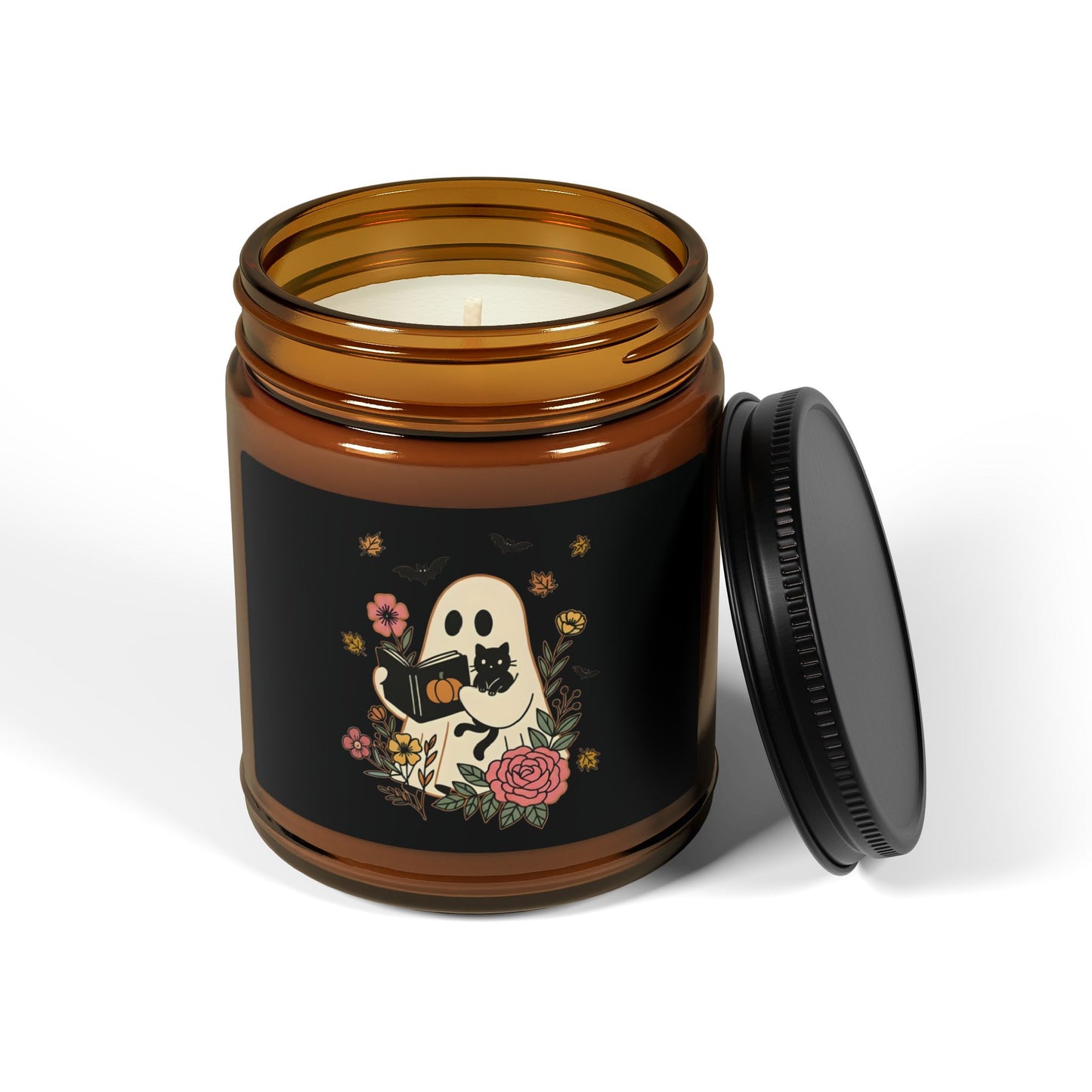 Scented Soy Candle, Fall Decor, Cozy Gift, Home Fragrance, Seasonal Halloween Candle