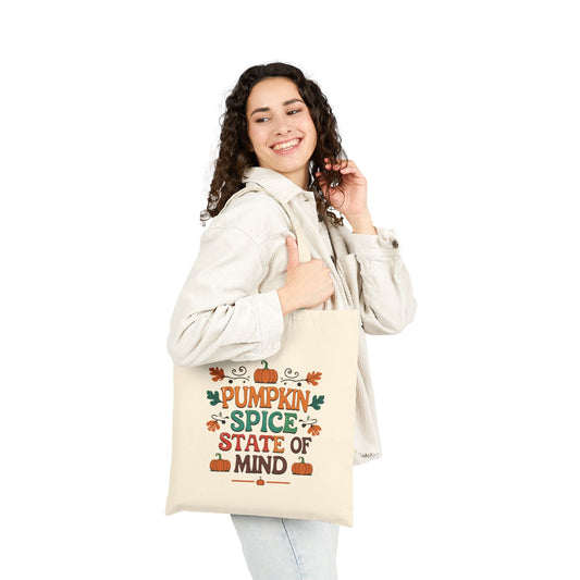 Pumpkin Spice Tote Bag, Eco-Friendly Bag, Fall Harvest Design, Halloween Tote, Gift for Fall Lovers, Cute Tote for [...]