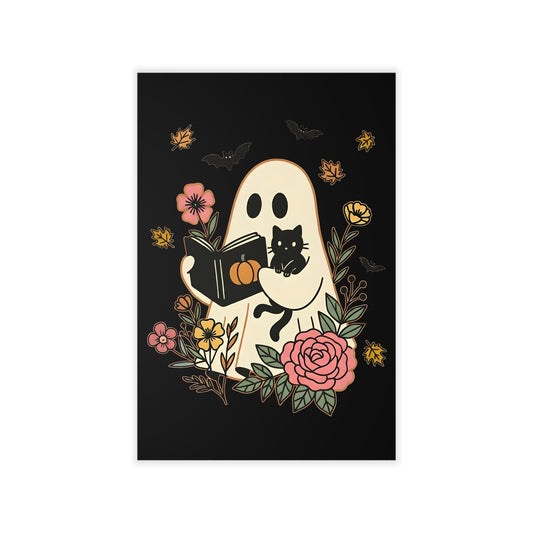 Whimsical Ghost Wall Decals, Halloween Decor, Playful Home Art, Cute Ghost Room Sticker, Kids Room Wall Decoration