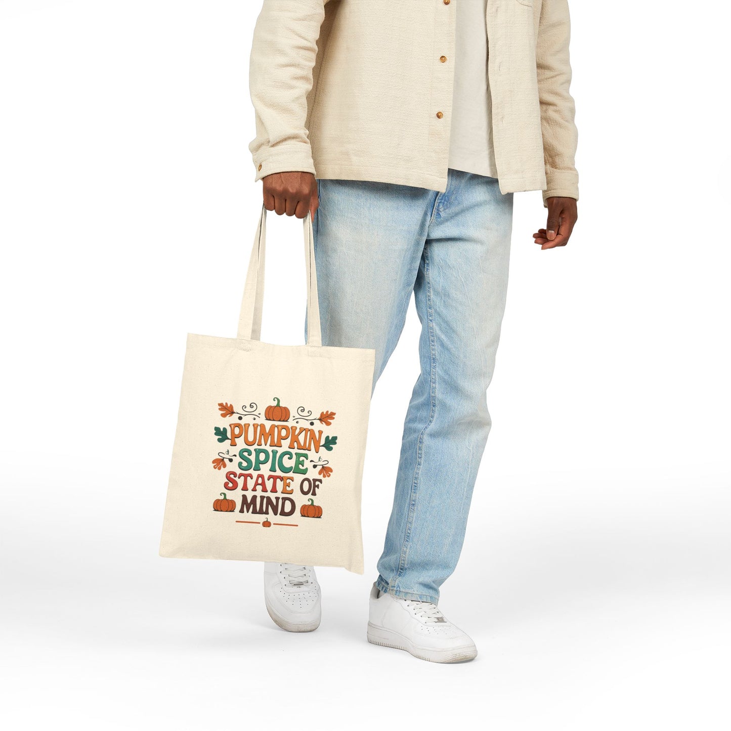 Pumpkin Spice Tote Bag, Eco-Friendly Bag, Fall Harvest Design, Halloween Tote, Gift for Fall Lovers, Cute Tote for [...]
